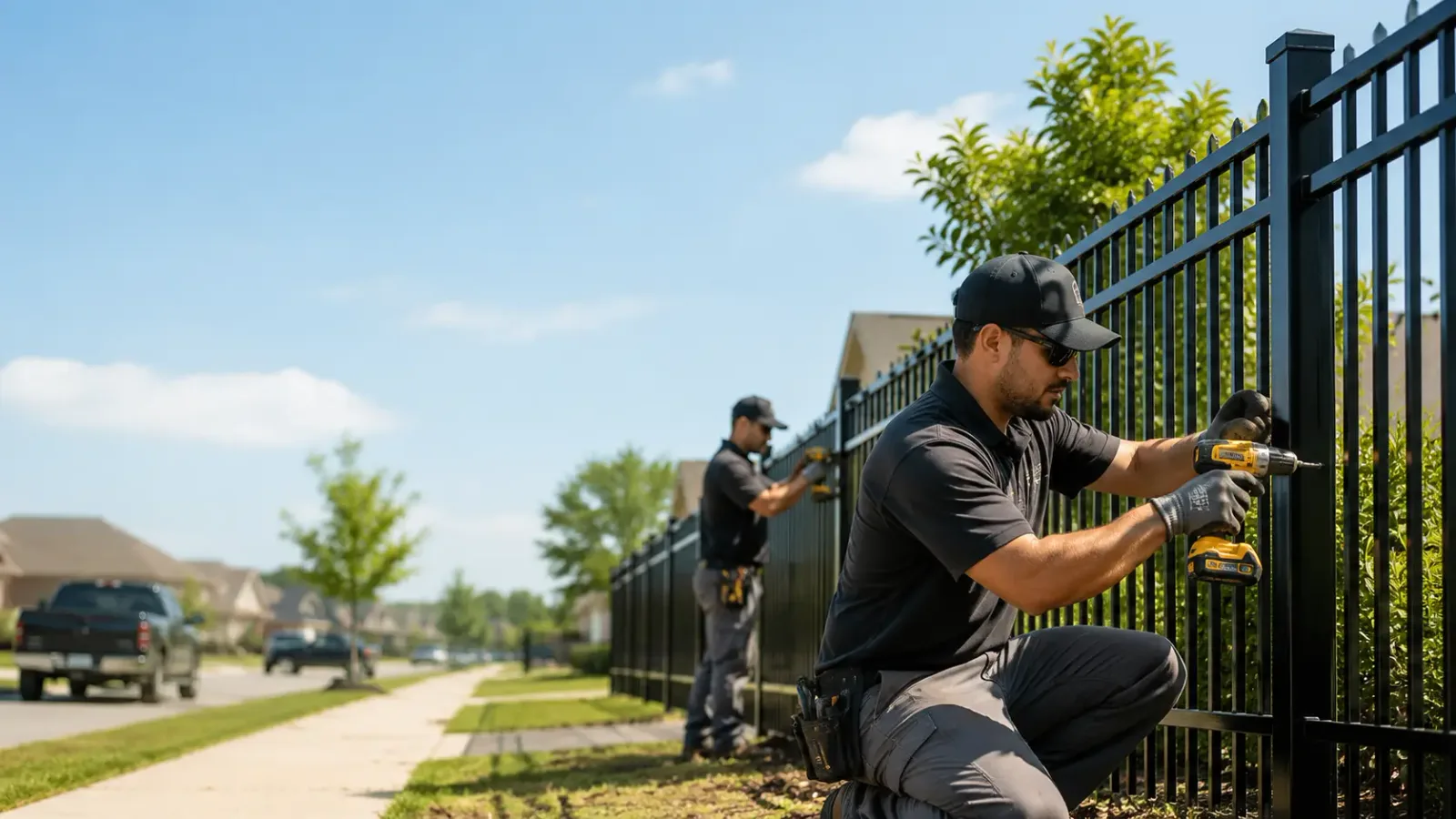 Metal Fence Installation in Wellsville, OH